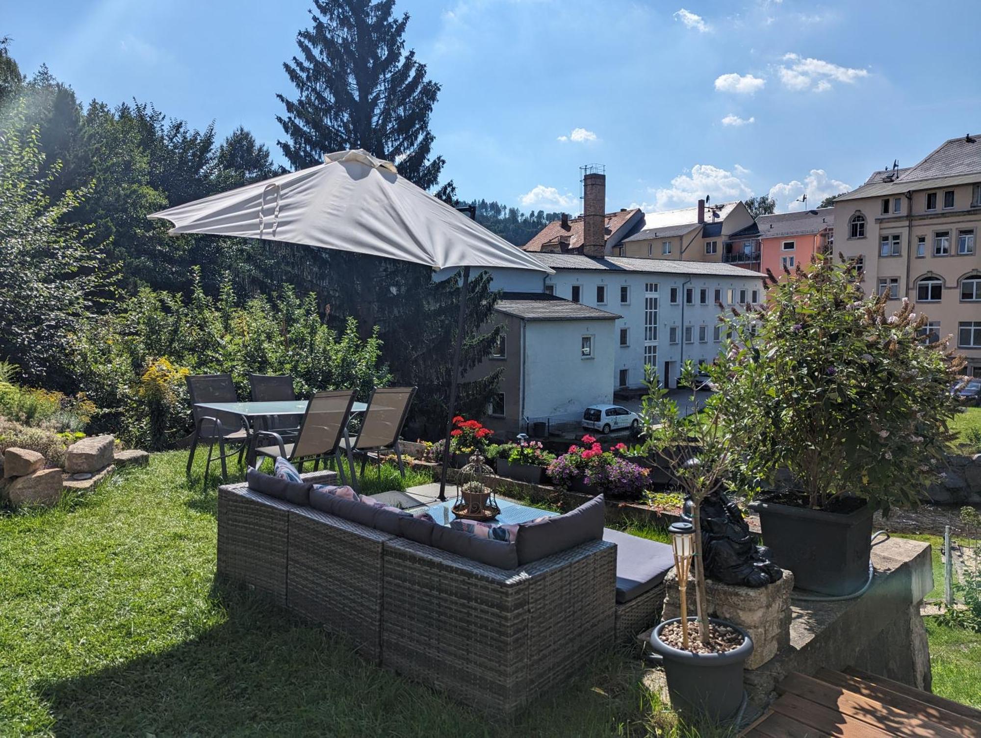 F2 - Urlaubsmagie Sauna, Whirlpool, Pool & Garten Sebnitz Extérieur photo