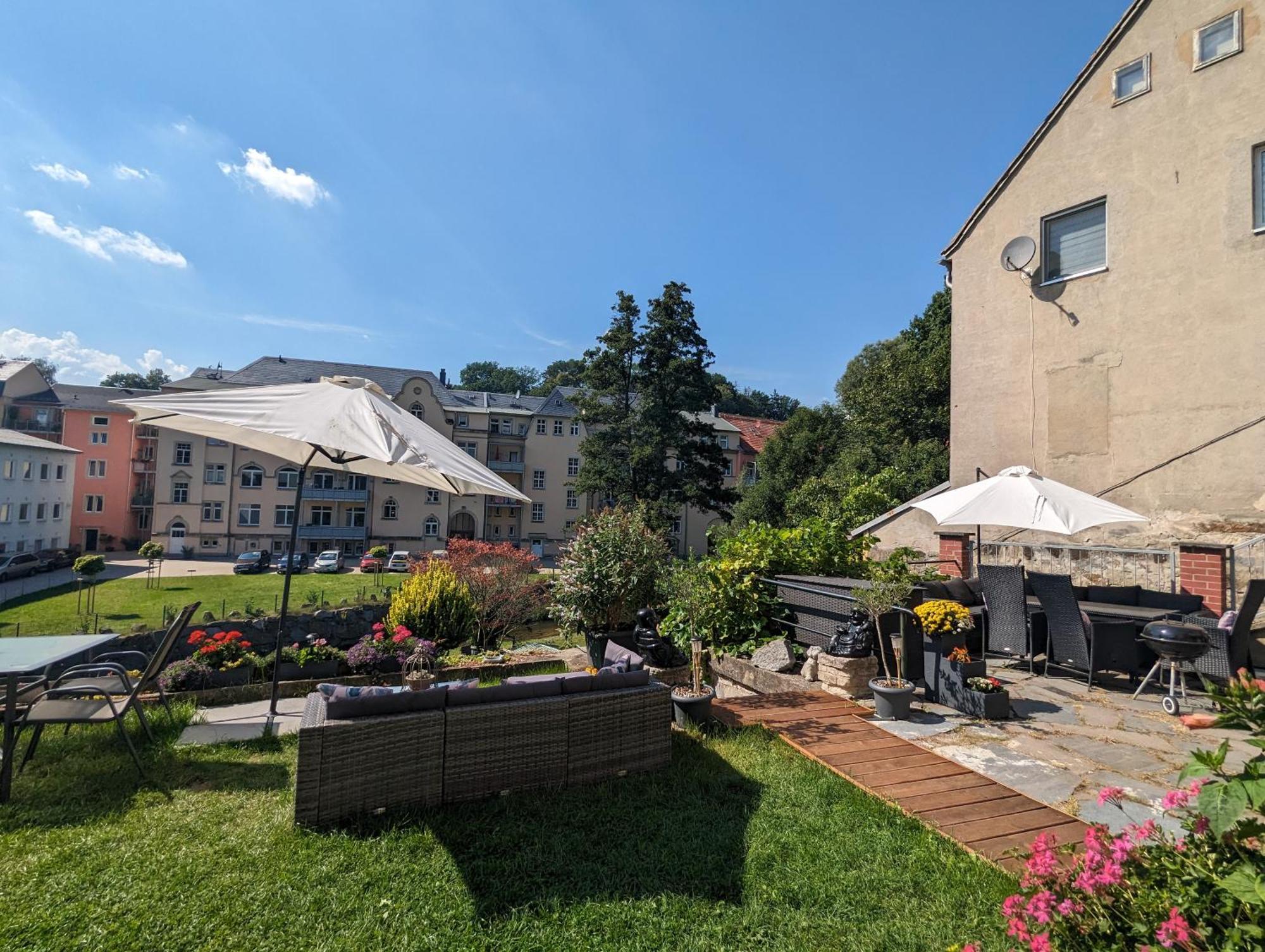 F2 - Urlaubsmagie Sauna, Whirlpool, Pool & Garten Sebnitz Extérieur photo