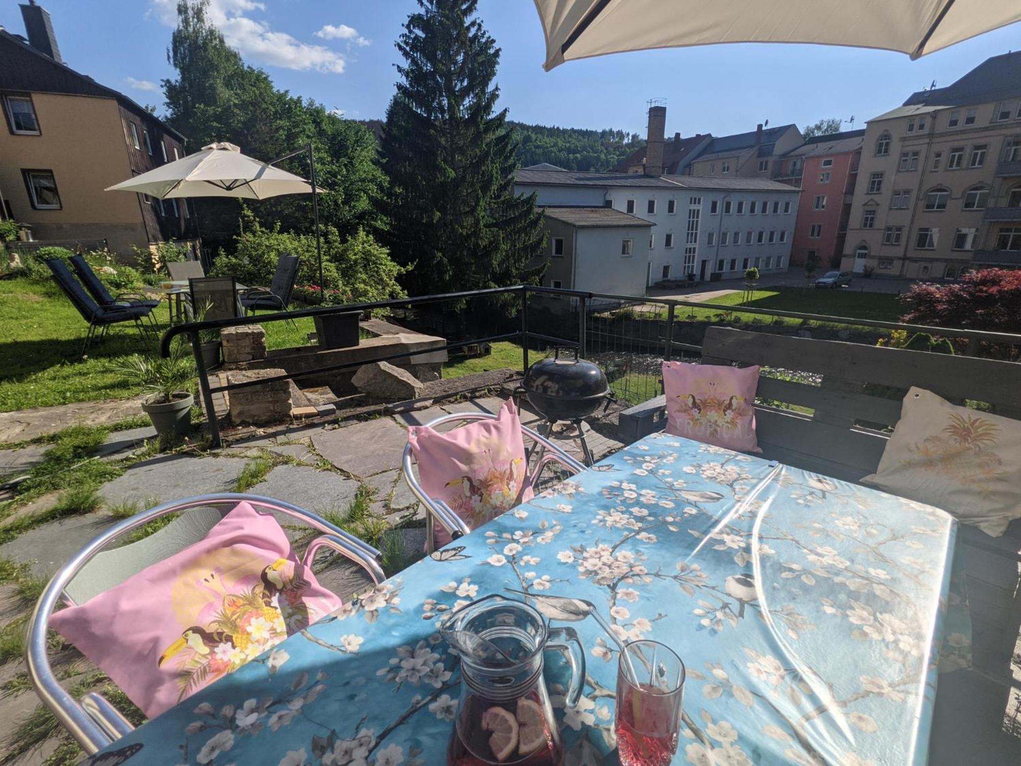 F2 - Urlaubsmagie Sauna, Whirlpool, Pool & Garten Sebnitz Extérieur photo